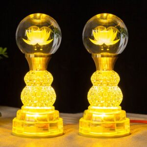Buddha LED Lotus Lamp