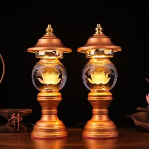 Rechargeable LED Buddhist Altar Lamp