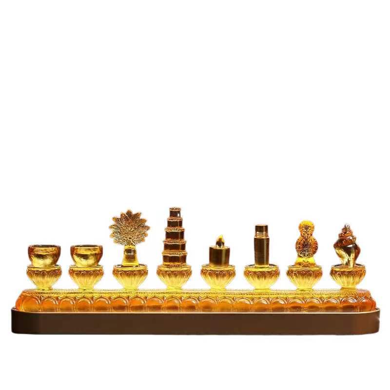 Eight Offerings – Daily devotional items symbolizing reverence