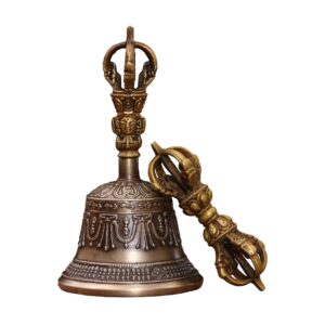Handcrafted Tibetan Buddhist Vajra Bell