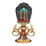 Tibetan Kalachakra Symbol ornament