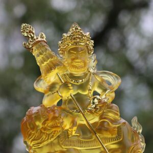 God of fortune Treasure Vaishravana Buddha statue Dharma Protector Tibetan Buddhism home worship Buddhist figure