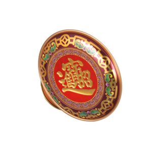 Alloy offering plate, household lotus tribute plate, offering to Buddha in front of hall, high footed fruit plate Gold painting Tray platter Home decor decoration