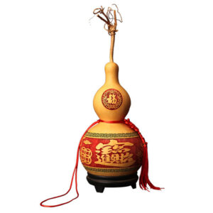 Natural Feng Shui Gourd Ornament Home Decoration Bagua Big Gourd, Geomancy Decorative Home decor Eight Diagrams Attracts Wealth and Blessing