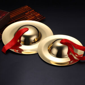 Copper chinese cymbal Thickened Buddhist instruments temple rituals Buddhist Ceremony bronze cymbals Buddhism Prayer Festival Sutra chanting Buddha items