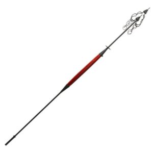 Tibetan Buddhist monk's staff, ksitigarbha Earth Store bodhisattva tin staff, Lamaism iron Zen Wand, temple dharma ritual implements, household kinhin stick decorative ornaments