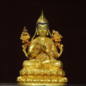 Master Tsongkhapa Bronze Statue