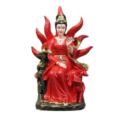 Nine Tailed Fox Fairy Goddess Statue