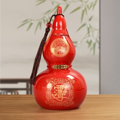 taoist gourd shape treasure pot