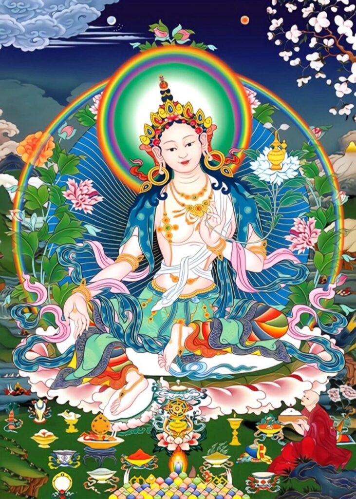 green tara image