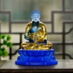 Colored glaze Medicine Buddha