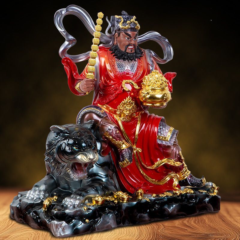 Zhao Gongming God of Wealth Statue for Fortune Zhao Gongming God of Wealth