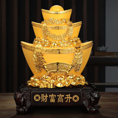 Wealth-rising Gold Ingot Ornament