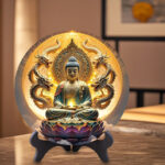 Shakyamuni Buddha Decoration dragon pattern