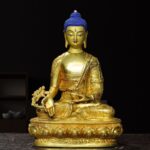 Copper Medicine Buddha Statue