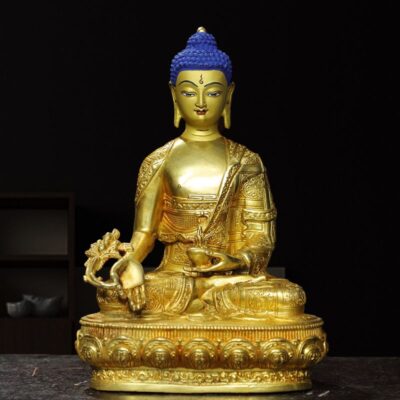 Copper Medicine Buddha Statue