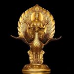 Brass Mahāmayūrī Statue