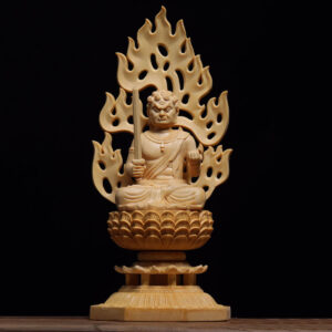 Wood Acala Figurine