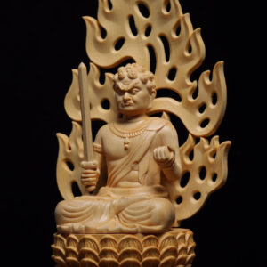 Wood Acala Figurine