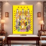 full assembly of Buddhist deities