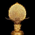 Brass Mahāmayūrī Statue