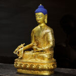 Copper Medicine Buddha Statue