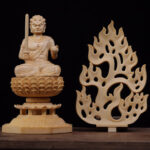 Wood Acala Figurine