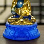 Colored glaze Medicine Buddha