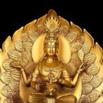 Brass Mahāmayūrī Statue