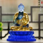 Colored glaze Medicine Buddha