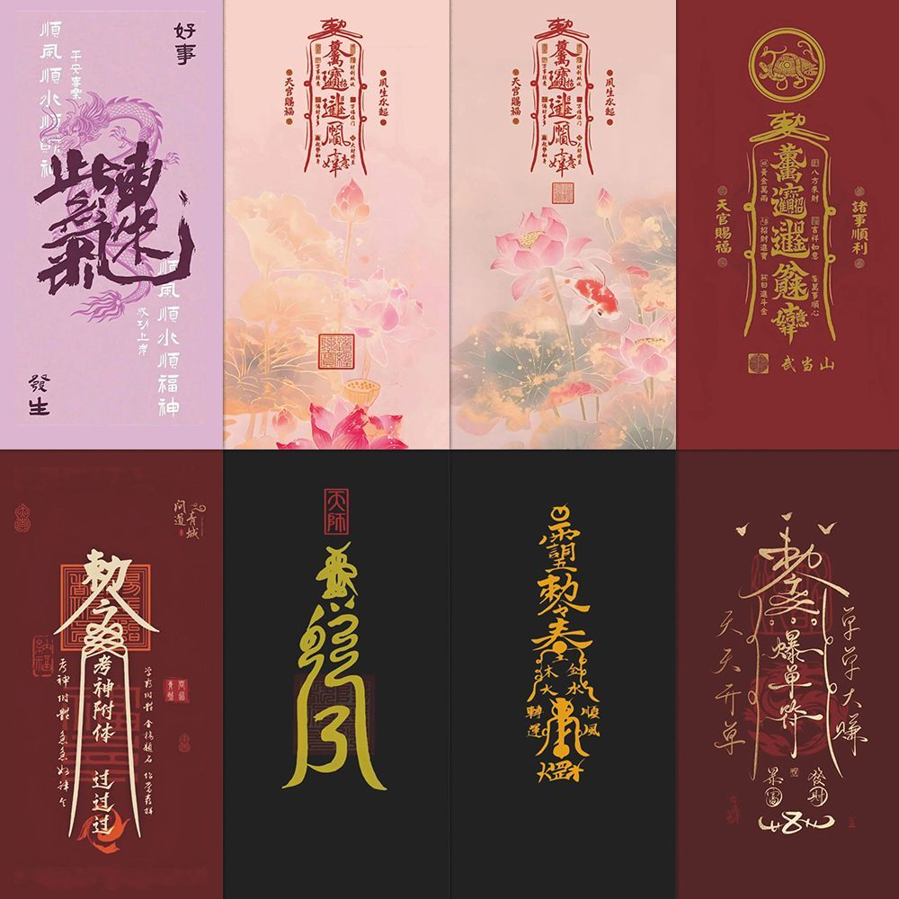 Feng Shui Stickers for Auspicious Decor Feng Shui Stickers