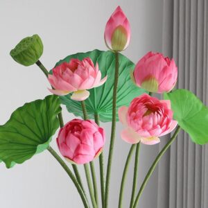 Artificial lotus flowers