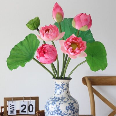 Artificial lotus flowers
