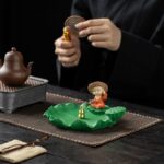 Lucky Lotus Leaf Incense Holder