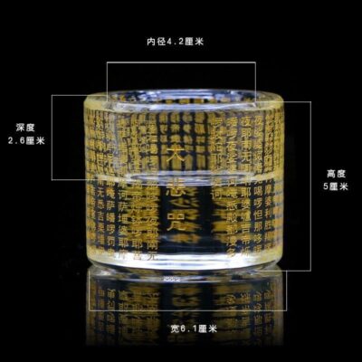 Crystal Glass Lotus Candle Holder