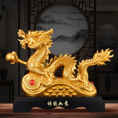 Ruyi Dragon Statue