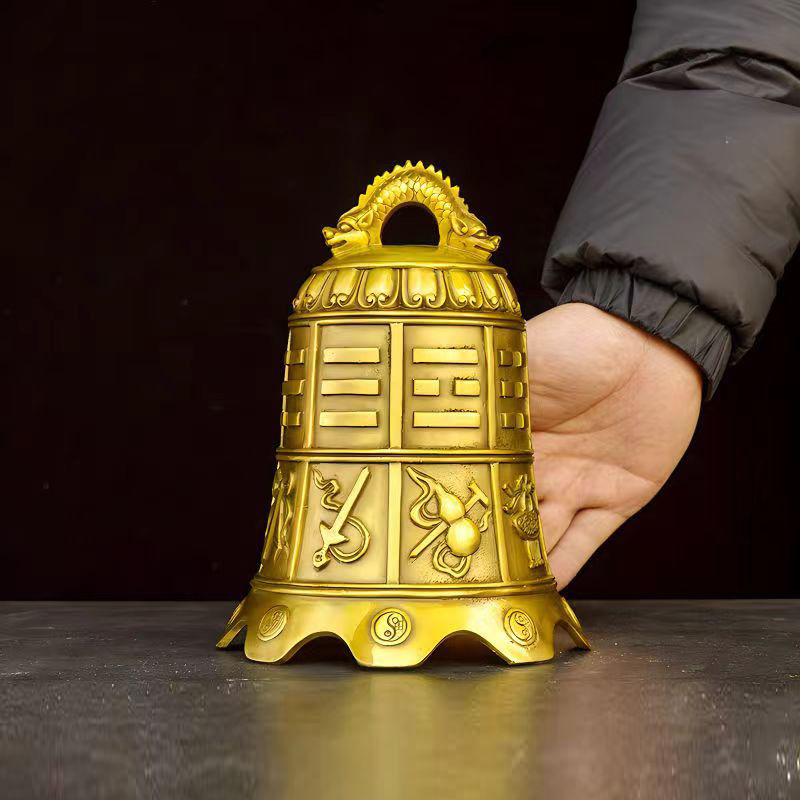 Solid Copper Wind Chime with Feng Shui Pendant Taoist Bell Solid Copper Wind Chime with Feng Shui Pendant Taoist Bell