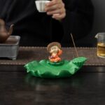 Lucky Lotus Leaf Incense Holder