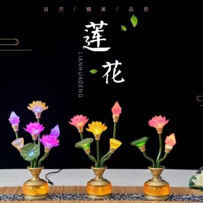 Lotus Offering Lamp 3