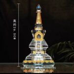 Tibetan Buddhist Crystal Stupa