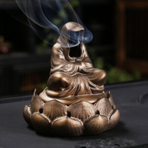 Formless Ceramic Incense Burner, Home Decor for Meditation