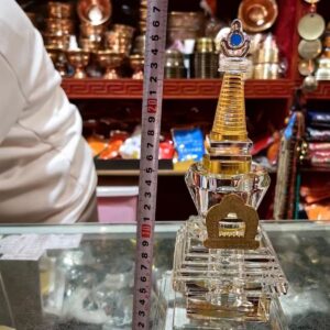 Tibetan Buddhist Crystal Stupa