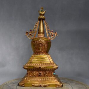 Copper Buddhist Stupa