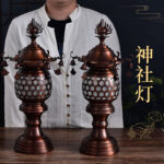 Copper LED Buddhist Altar Lamp