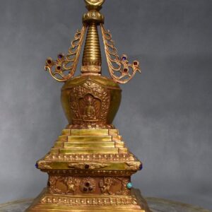 Copper Buddhist Stupa