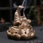 Formless Ceramic Incense Burner, Home Decor for Meditation