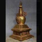 Copper Buddhist Stupa