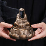 Formless Ceramic Incense Burner, Home Decor for Meditation