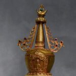 Copper Buddhist Stupa