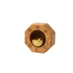 Bagua Peach Wood Doorbell, Feng Shui Door Bell